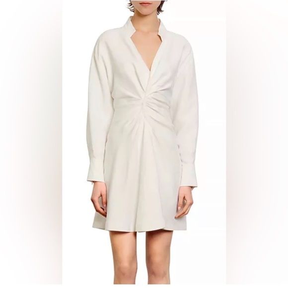 Sandro Celia Ruched Mini Dress - Picture 1 of 6
